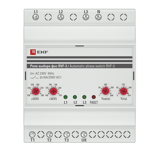 Реле выбора фаз RVF-3 PROxima EKF