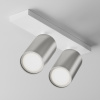 Потолочный светильник 2*GU10 10Вт Белый и Матовое серебро IP20 Ceiling & Wall C051CL-U-2WS Technical Maytoni