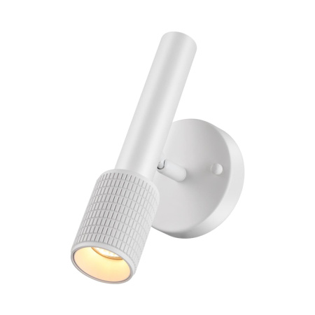 Настенный св-ник выкл на плафоне IP20 LED GU10 max 10W MEHARI белый/металл ODEON LIGHT