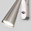Настенный светильник 1*GU10 сатинированный никель IP20 Horn (a047872) Elektrostandard