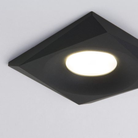 Встраиваемый точечный светильник GU10 черный IP20 (a053351) Elektrostandard