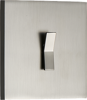 Donel N96 Переключатель перекрестный (с 3-х мест) на 1 тумблер, клавиша Angle, 10AX 250V, Вороненая сталь, серия DT