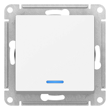 ATLASDESIGN 1-кл ПЕРЕКЛЮЧАТЕЛЬ с подсветкой, сх.6а, 10АХ, механизам, ЛОТОС Schneider Electric