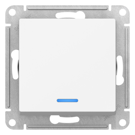 ATLASDESIGN 1-кл ПЕРЕКЛЮЧАТЕЛЬ с подсветкой, сх.6а, 10АХ, механизам, ЛОТОС Schneider Electric