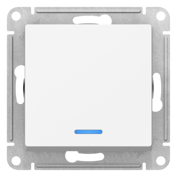 ATLASDESIGN 1-кл ПЕРЕКЛЮЧАТЕЛЬ с подсветкой, сх.6а, 10АХ, механизам, ЛОТОС Schneider Electric