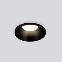 Встраиваемый точечный светодиодный светильник 7Вт 4200К черный IP20 (a056781) Elektrostandard