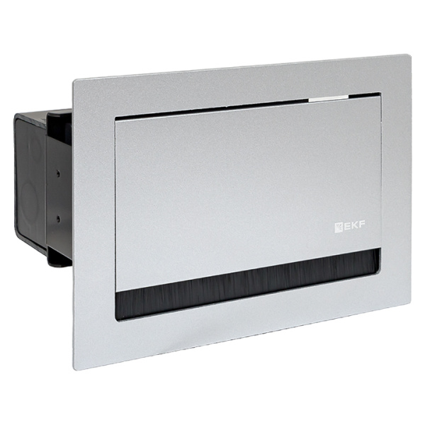 Встраиваемый настольный лючок, 4 модуля, C-Line EKF