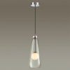 Подвес G9 1*40W LOSTAR хром/белый/прозрачный/стекло C ODEON LIGHT