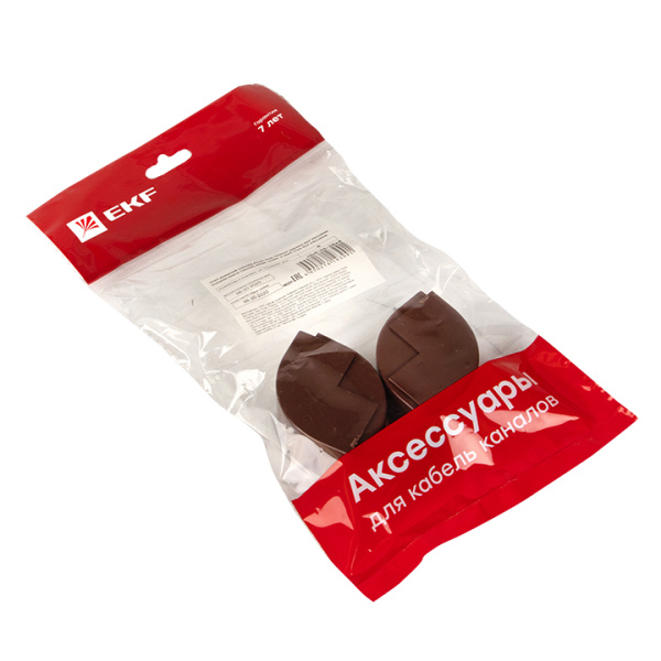 Угол внешний (25х25) (4 шт) темное дерево EKF-Plast