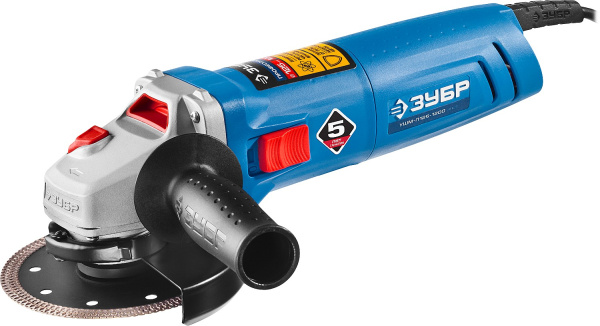 УШМ 125 мм, 1200 Вт, с регулировкой оборотов, серия Профессионал ЗУБР