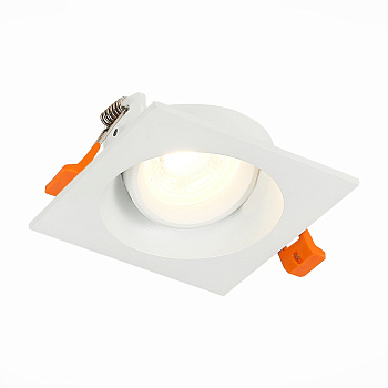 Светильник встраиваемый Белый GU10 1*50Вт L94xW94xH40 220В Без ламп ST208.518.01 ST LUCE