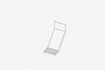 Крышка лотка КЛП 150х100-90 УТ1,5 для поворота трассы вверх на 90, оцинкованный лист S1,5