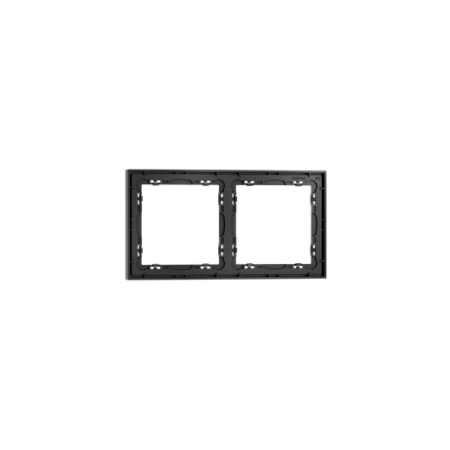 Рамка пластиковая Voltum S70 на 2 поста, (графит)