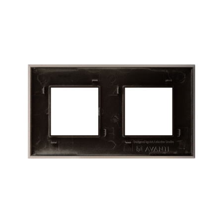 Рамка "Avanti", "Серый жемчуг", 2 поста (4 мод.) DKC