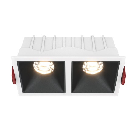 Встраиваемый светильник LED 20Вт Бело-черный IP20 Downlight DL043-02-10W3K-SQ-WB Technical Maytoni