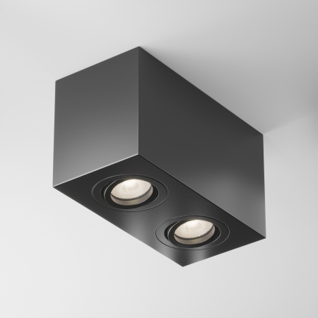 Потолочный светильник 2*GU10 50Вт Черный IP20 Ceiling & Wall C017CL-02B Technical Maytoni
