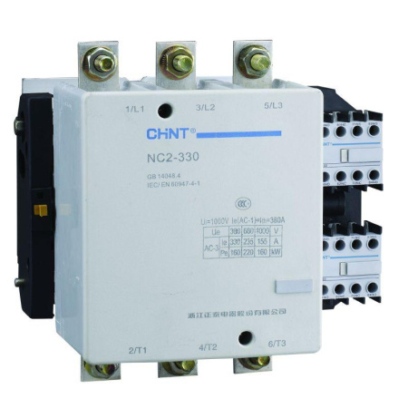 Контактор NC2-330NS реверс 330A 110В/АС3 50Гц (R) CHINT