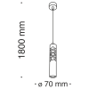 Подвесной светильник 11Вт 4000K Черный IP20 Torre P037PL-L11B4K Technical