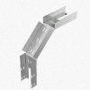 Лоток замковый перфорированный КСЗ 200х100-90 УТ1,5 для поворота трассы вниз на 90, оцинкованный лист, S0,8