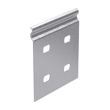 Пластина GTO крепежная H50 цинк-ламельная окрашенная RAL 9016 DKC