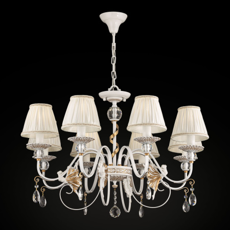 Люстра 8*E14 40Вт Белый с Золотом IP20 Elina ARM222-08-G Maytoni