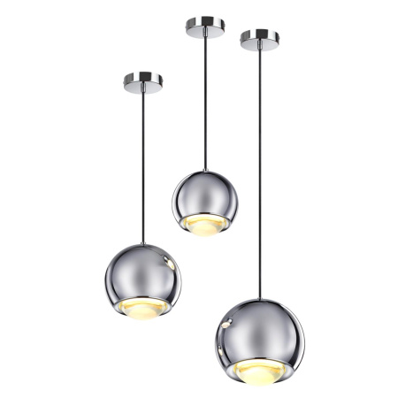 Подвесн.св-к IP20 LED 12W 600Лм 3000К MIA хром полиров/металл B ODEON LIGHT