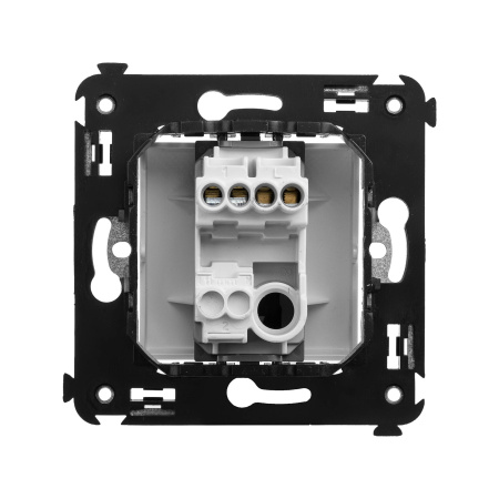 Кнопка одноклавишная в стену, "Avanti", "Белое облако" DKC