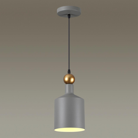 Подвес Е27 1*40W 220V BOLLI серый/золотой ODEON LIGHT