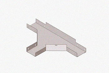 Лоток тройниковый замковый глухой ОТЗГ 150х85 УХЛ1, горячее цинкование, S1,2