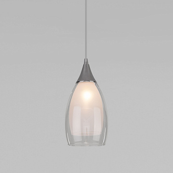 Подвесной светильник с плафоном 1*E14 15Вт хром IP20 Cosmic (50085/1 хром) Eurosvet