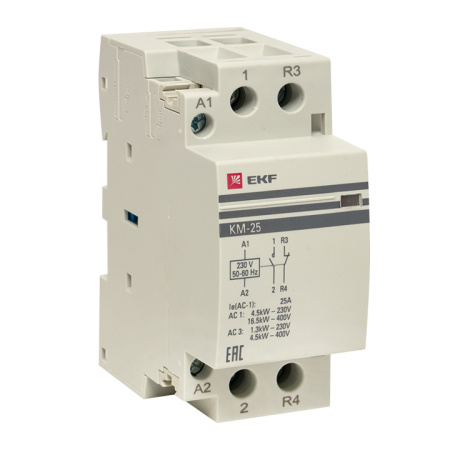 Контактор модульный КМ 25А NО+NC (2 мод) PROxima EKF