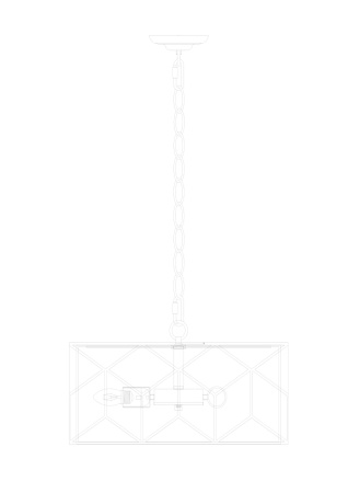 Подвесной светильник 4*E27 40Вт Золото IP20 Messina H223PL-03G Maytoni