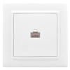 Минск Розетка RJ-45 1-местная СП белая EKF