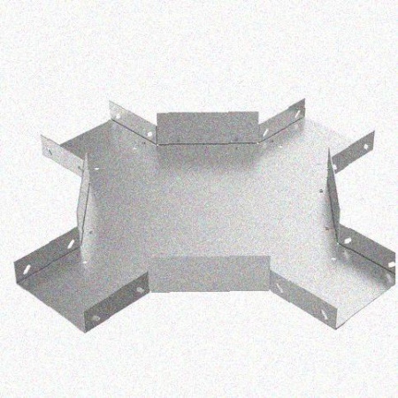 Лоток крестообразный замковый глухой КМЗГ 50х50 УТ1,5, горячее цинкование, S1,5
