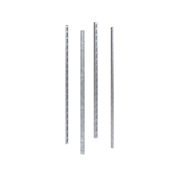 Стойки вертикальные оцинкованные, В=2000мм, без дополнительных креплений, 4шт DKC