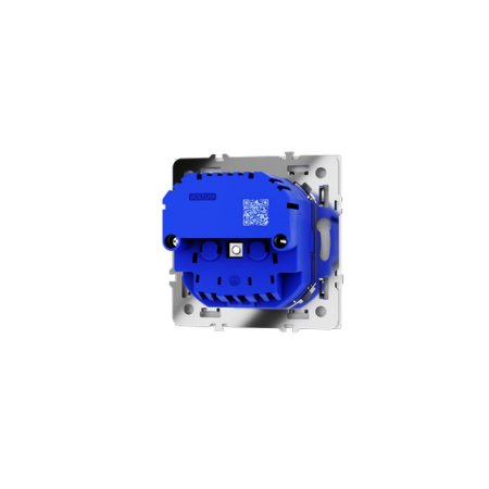 Розетка встраиваемая Voltum S70 с заземлением и защитными шторками, 16А, с USB, A+C, (белый матовый)