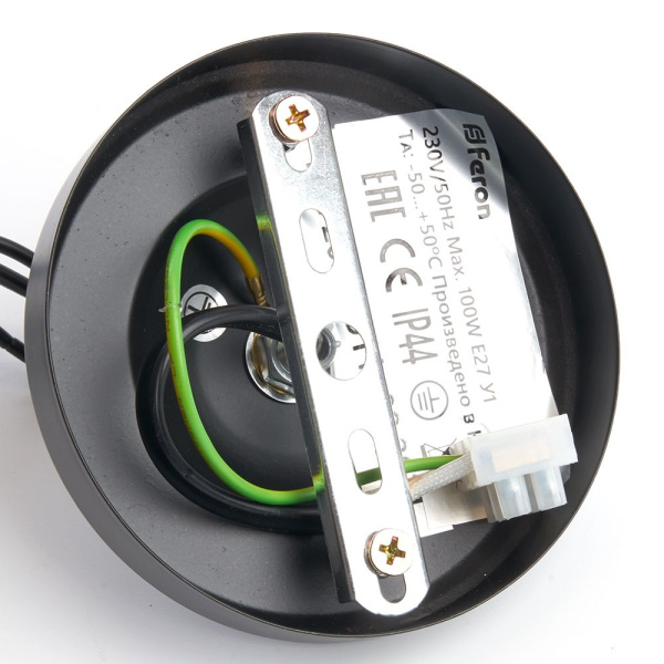 Светильник садово-парковый Feron 8105/PL8105 восьмигранный на цепочке 100W E27 230V, черный