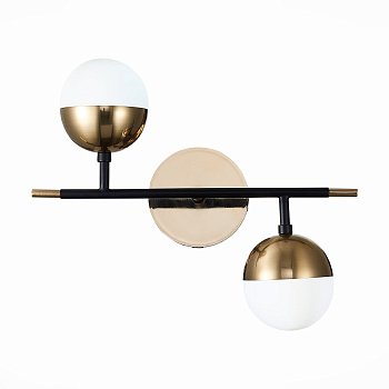 Бра Черный/Белый, Золотистый G9 2*5Вт 4000К SL1507.421.02 ST LUCE Бра Черный/Белый, Золотистый G9 2*5Вт 4000К SL1507.421.02 ST LUCE