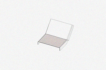 Крышка лотка КЛП 200х50-45 У3 для поворота трассы вверх на 45, окрашенная, S1,5