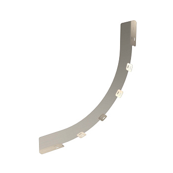 Перегородка SEP для вертикального внутреннего угла 90° H150, R600, горячий цинк DKC