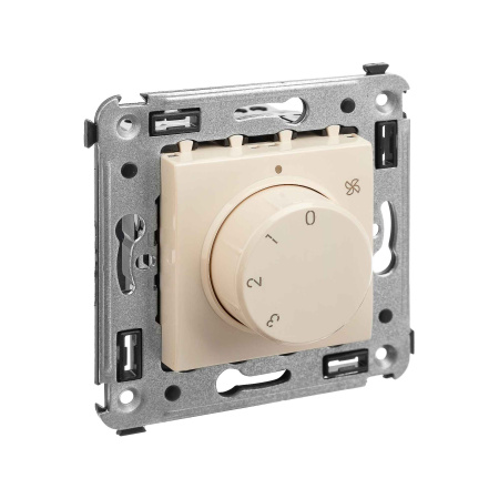 Механизм управления вентиляторами в стену, "Avanti", "Ванильная дымка" DKC