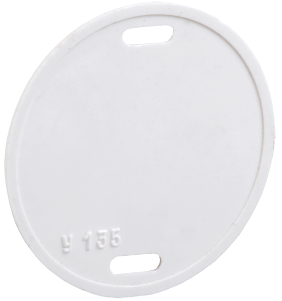 Бирка кабельная маркировочная У-135 (круг 55мм) IEK