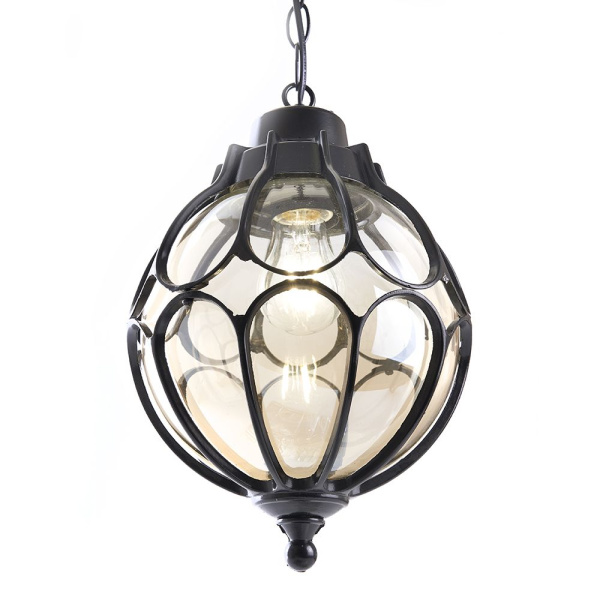 Светильник садово-парковый Feron PL3805 круглый на цепочке 60W 230V E27, черный