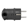 Вилка угловая каучуковая 230В 2P+PE 16A IP44 PRO EKF