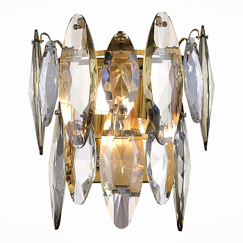 Бра Латунь/Прозрачный E14 2*40Вт SL1227.301.02 ST LUCE