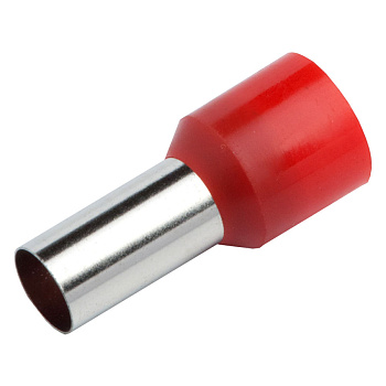 Наконечник-гильза НГИ1 GNGI-E-1,5-8-50 Темно-красный, 50 штук General