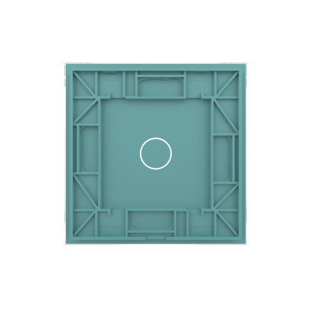 Панель для одноклавишного выключателя зеленая Livolo