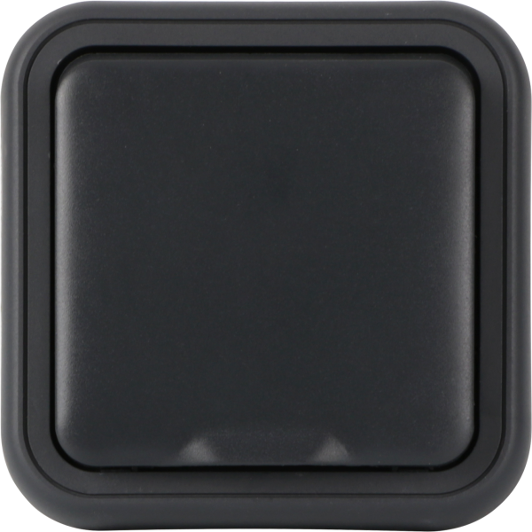 Donel W55 Рамка с крышкой для скрытой установки розетки одиночный, антрацит, IP55, серия (тип) DIP55