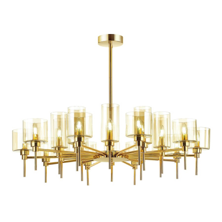 Люстра E14 20*40W DIATRA золотой/янтарный ODEON LIGHT
