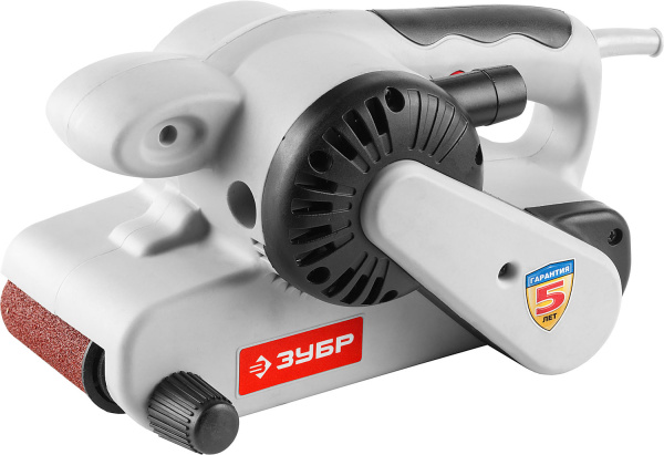 Машина ленточная шлифовальная, ЗЛШМ-76-950, лента 76x533 мм, скорость ленты 360 м/мин, 950 Вт ЗУБР